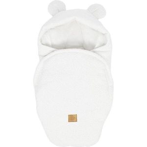 Bílá dětská zavinovačka z materiálu bouclé 45x80 cm – Meowbaby obraz