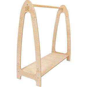 Dětský věšák v dekoru borovice v přírodní barvě 60x96 cm Montessori – Meowbaby obraz