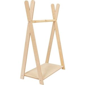 Dětský věšák v dekoru borovice v přírodní barvě 98x97 cm Montessori – Meowbaby obraz