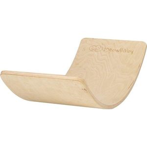 Balanční deska z borovicového dřeva v přírodní barvě 80x30x18 cm Montessori – Meowbaby obraz