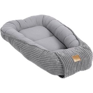 Šedé hnízdečko pro miminko 55x83 cm – Meowbaby obraz