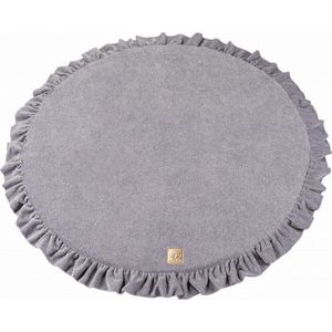 Šedá dětská hrací podložka ø 100 cm – Meowbaby obraz