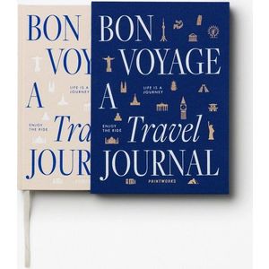 Zápisník 104 str. Bon Voyage Travel Journal – Printworks obraz