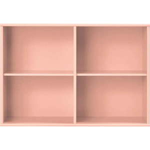 Růžová závěsná knihovna 89x61x32, 5 cm Mistral – Hammel Furniture obraz
