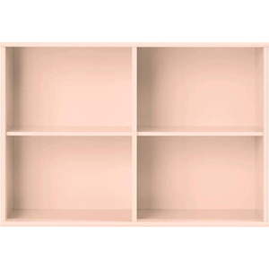 Světle růžová závěsná knihovna 89x61x32, 5 cm Mistral – Hammel Furniture obraz