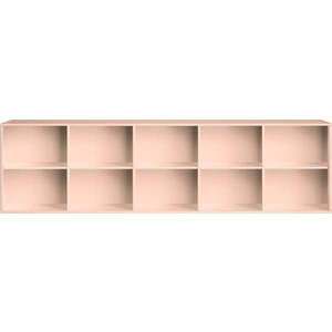 Světle růžová závěsná knihovna 220x61x42 cm Mistral – Hammel Furniture obraz
