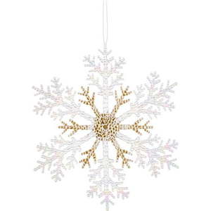 Plastová závěsná vánoční dekorace 25 cm Snowflake – Casa Selección obraz