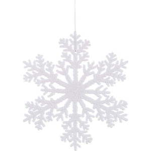 Plastová závěsná vánoční dekorace 25 cm Snowflake – Casa Selección obraz