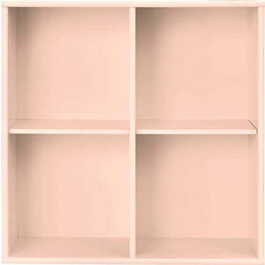 Světle růžová závěsná knihovna 70x70x27 cm Mistral – Hammel Furniture obraz