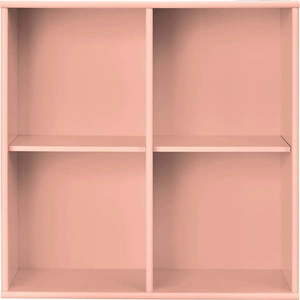 Růžová závěsná knihovna 70x70x27 cm Mistral – Hammel Furniture obraz
