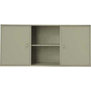 Khaki závěsná komoda 133x61x42 cm Mistral – Hammel Furniture obraz