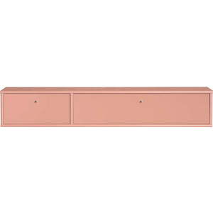 Růžový TV stolek 136x22x32, 5 cm Mistral – Hammel Furniture obraz