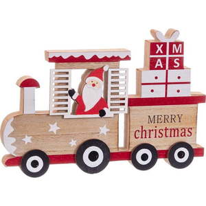 Dřevěná vánoční figurka (výška 16, 5 cm) Merry Christmas – Casa Selección obraz