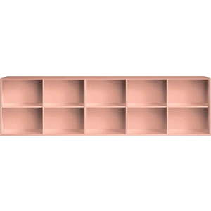 Růžová závěsná knihovna 220x61x42 cm Mistral – Hammel Furniture obraz