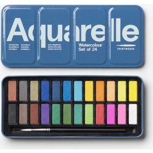 Vodovky v sadě Aquarelle – Printworks obraz