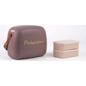 Hnědý chladicí box 6 l Classic Gold – Polarbox obraz