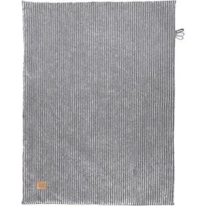 Šedá manšestrová dětská deka 100x77 cm – Meowbaby obraz