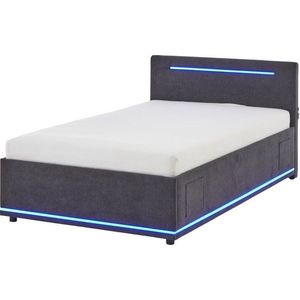 Tmavě šedá čalouněná dětská postel bez roštu 120x200 cm Circle – Meise Möbel obraz