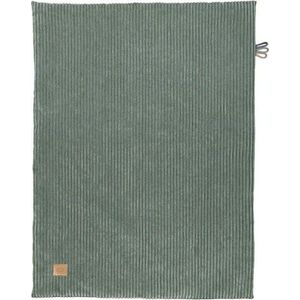 Zelená manšestrová dětská deka 100x77 cm – Meowbaby obraz