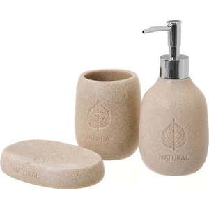 Béžová sada doplňků do koupelny – Casa Selección obraz