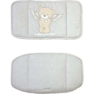 Šedá vložka do jídelní židličky Heartbreakerbär – Roba obraz