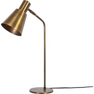 Stolní lampa v bronzové barvě s kovovým stínidlem (výška 50 cm) Sivani – Opviq lights obraz