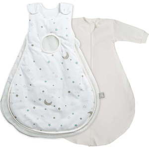 Bílý/béžový bavlněný dětský spací pytel 50x66 cm Sternenzauber – Roba obraz