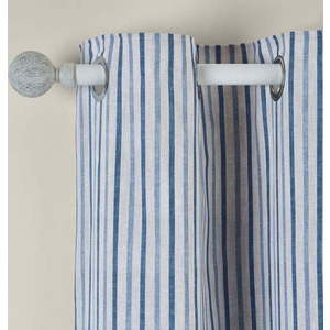Modré závěsy v sadě 2 ks 229x229 cm Logan Stripe – Catherine Lansfield obraz