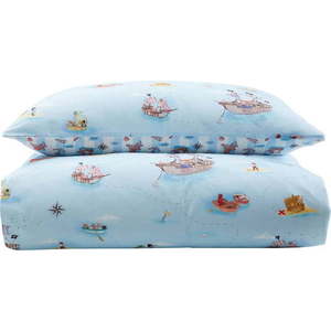 Modré bavlněné dětské povlečení na dvoulůžko 200x200 cm Pirates – Belle & Boo obraz
