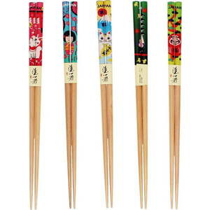 Dřevěné hůlky v sadě 5 ks v přírodní barvě Wagara – Rex London obraz