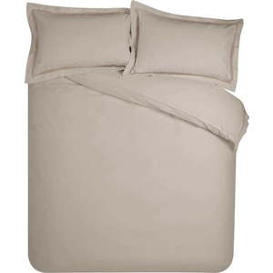 Světle hnědé povlečení na dvoulůžko 200x200 cm Classic Lattice Lace – Catherine Lansfield obraz