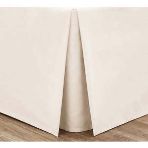 Krémový perkálový potah na rám postele 150x200 cm Easy Iron Percale – Catherine Lansfield obraz