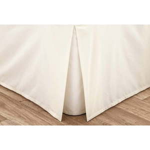 Krémový napínací perkálový potah na rám postele 90x190 cm Easy Iron Percale – Catherine Lansfield obraz