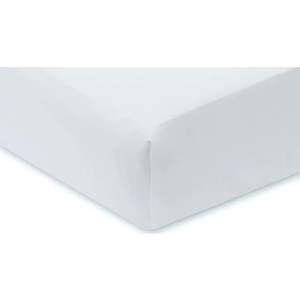 Bílé napínací prostěradlo z bavlněného saténu 150x200 cm Luxury Cotton Sateen – Bianca obraz