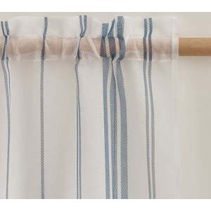 Bílá voálová záclona 140x137 cm Harbour Stripe – Catherine Lansfield obraz
