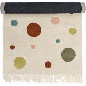 Krémový vlněný dětský koberec 90x140 cm Clennie – Bloomingville Mini obraz