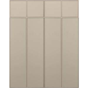 Krémová modulární skříň z borovicového dřeva 200x250 cm Daily – vtwonen obraz