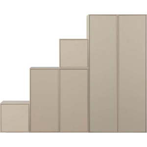 Krémová modulární skříň z borovicového dřeva 250x200 cm Daily – vtwonen obraz