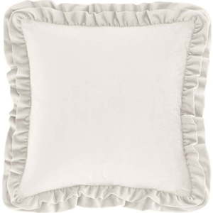 Sametový dekorační polštář 43x43 cm Velvet Double Frill – Catherine Lansfield obraz