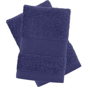 Tmavě modré froté bavlněné ručníky v sadě 2 ks 30x30 cm Anti-Bacterial – Catherine Lansfield obraz