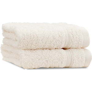Krémové froté bavlněné ručníky v sadě 2 ks 30x30 cm Zero Twist – Catherine Lansfield obraz