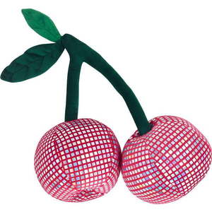 Plyšový dekorační polštář 25x30 cm Disco Cherries – Catherine Lansfield obraz