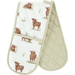 Bavlněná dvojitá kuchyňská chňapka Angus Highland Cow – Catherine Lansfield obraz