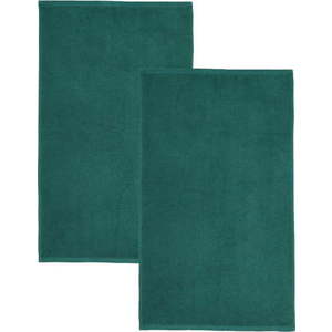 Tmavě zelené rychleschnoucí/froté bavlněné osušky v sadě 2 ks 90x140 cm Quick Dry – Catherine Lansfield obraz