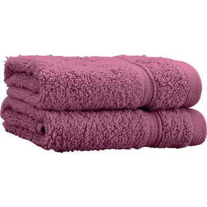 Tmavě růžové froté bavlněné ručníky v sadě 2 ks 30x30 cm Zero Twist – Catherine Lansfield obraz