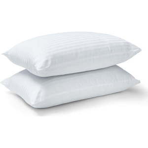 Polštář 2 ks 48x74 cm Hotel Satin Stripe – Catherine Lansfield obraz