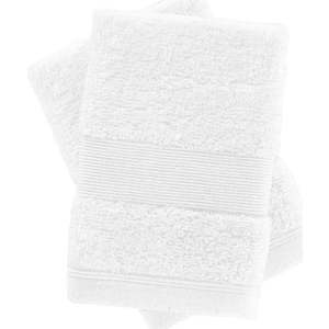 Bílé froté bavlněné ručníky v sadě 2 ks 30x30 cm Anti-Bacterial – Catherine Lansfield obraz