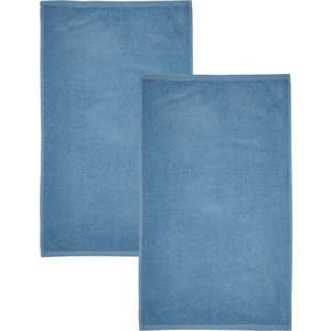 Modré rychleschnoucí/froté bavlněné osušky v sadě 2 ks 90x140 cm Quick Dry – Catherine Lansfield obraz