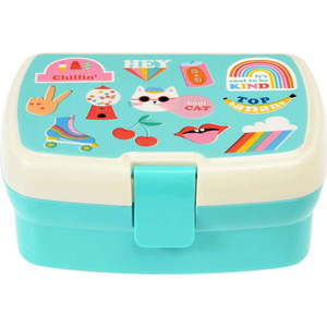 Tyrkysový dětský svačinový box Top Banana – Rex London obraz