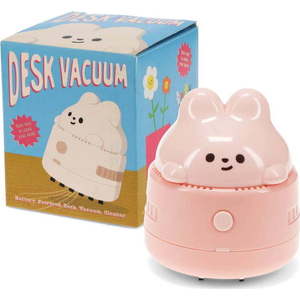 Růžový kovový/plastový stolní vysavač Bunny – Rex London obraz